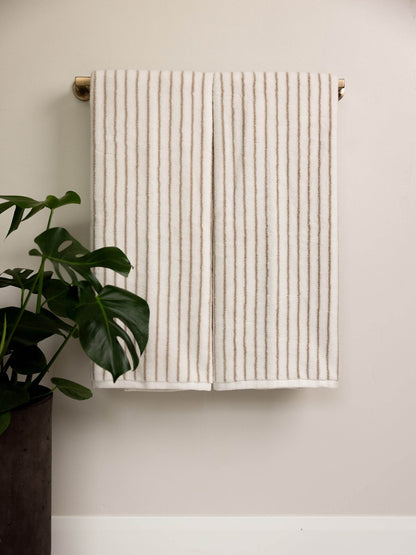 Striped Luxe Bath Towels