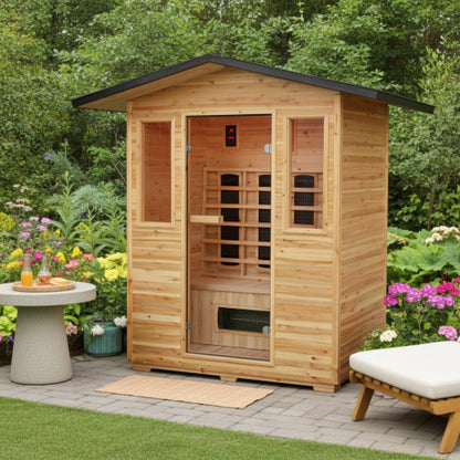 SunRay Grandby 3-Person Outdoor Far Infrared Sauna