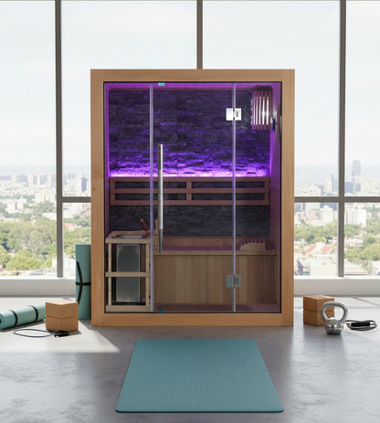 SunRay Westlake 3-Person Luxury Traditional Sauna 300LX
