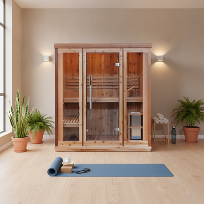 SunRay Hampton 3-Person Traditional Indoor Sauna 300TN