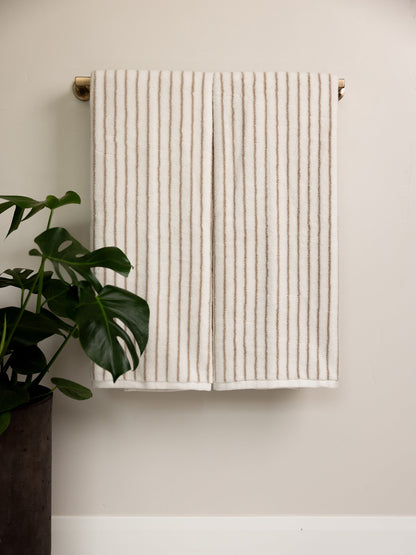 Striped Luxe Bath Towels