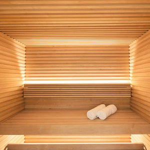 Auroom Nativa Traditional Indoor Sauna Interior