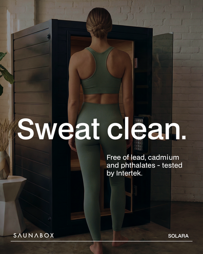 SaunaBox® Solara: Full Spectrum Infrared Sauna