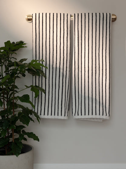 Striped Luxe Bath Towels