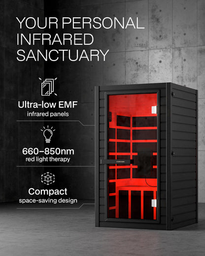 SaunaBox® Solara: Full Spectrum Infrared Sauna