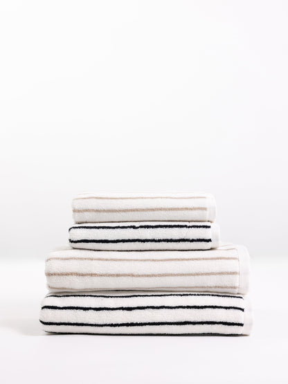 Striped Luxe Bath Towels