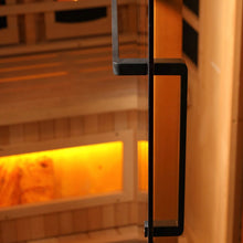 Load image into Gallery viewer, Towel handle on Golden Designs Full Spectrum Infrared Sauna