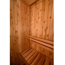 Load image into Gallery viewer, Almost Heaven Logan 1 Person Indoor Traditional Sauna Inside