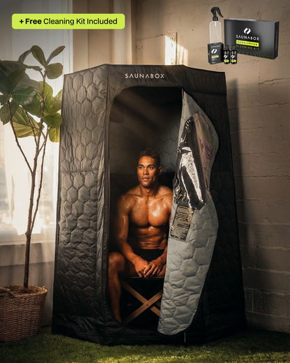 SaunaBox® Pulse PRO: Infrared Sauna with Red-light Therapy