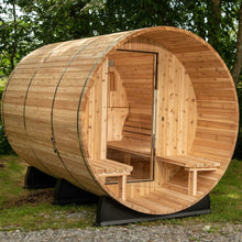 Load image into Gallery viewer, Almost Heaven Charleston Barrel Sauna Outdoors