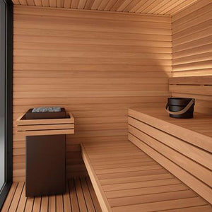 Auroom Mira Outdoor Sauna Interior Benches