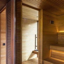 Load image into Gallery viewer, Auroom Natura Outdoor Traditional Luxury Sauna Interior