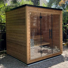 Load image into Gallery viewer, Mira L Outdoor Traditional Luxury Sauna