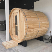 Load image into Gallery viewer, 4 Person Baldy Barrel Sauna With No Roof Kit