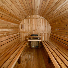 Load image into Gallery viewer, Almost Heaven Saunas Pinnacle 4 Person Barrel Sauna Interior 2