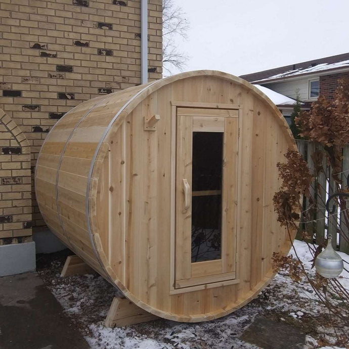 Canadian Timber Harmony CTC22W Traditional Outdoor Barrel Sauna