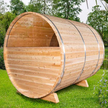 Load image into Gallery viewer, Dundalk Leisurecraft Serenity MP Barrel Sauna Backside