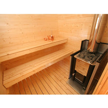 Load image into Gallery viewer, Almost Heaven 6 Person Allegheny Traditional Cabin Sauna and Harvia Legend Wood Fire Sauna Heater