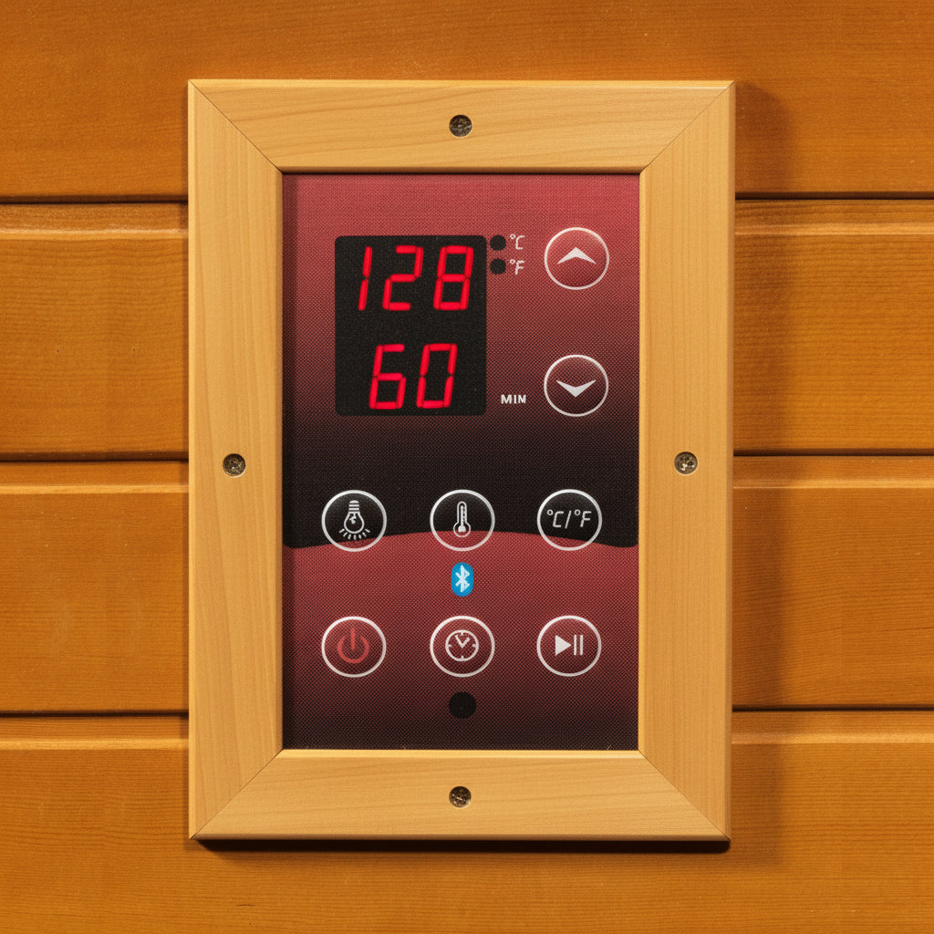 Dynamic Low EMF Far Infrared Sauna DYN-6206-01, San Marino Edition Digital Control