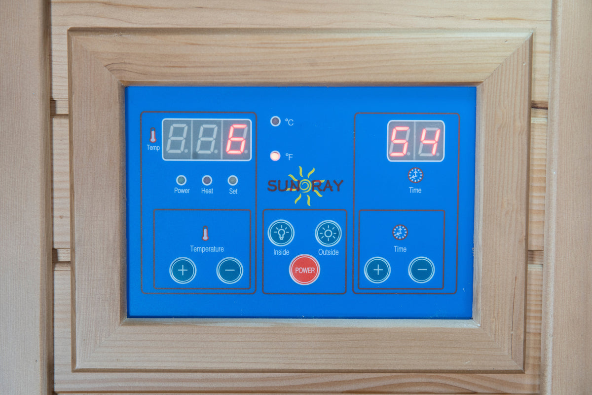 SunRay Sedona Infrared Sauna HL100K Interior Detail
