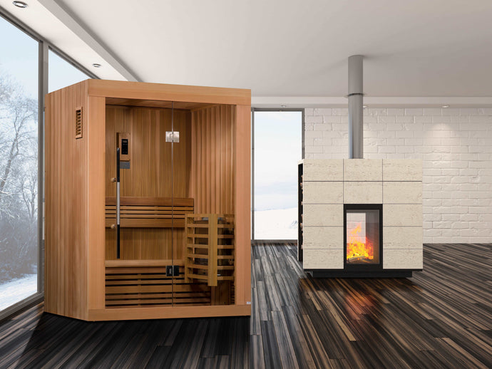 Golden Designs Sundsvall 2 Person Indoor Traditional Sauna