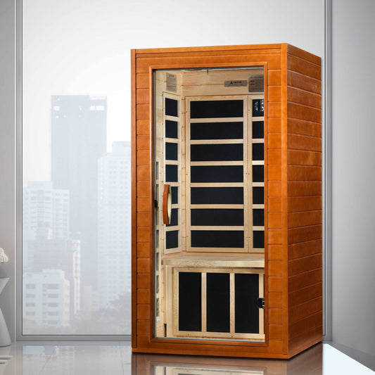 Dynamic Saunas Avila Elite Infrared Sauna in Bedroom