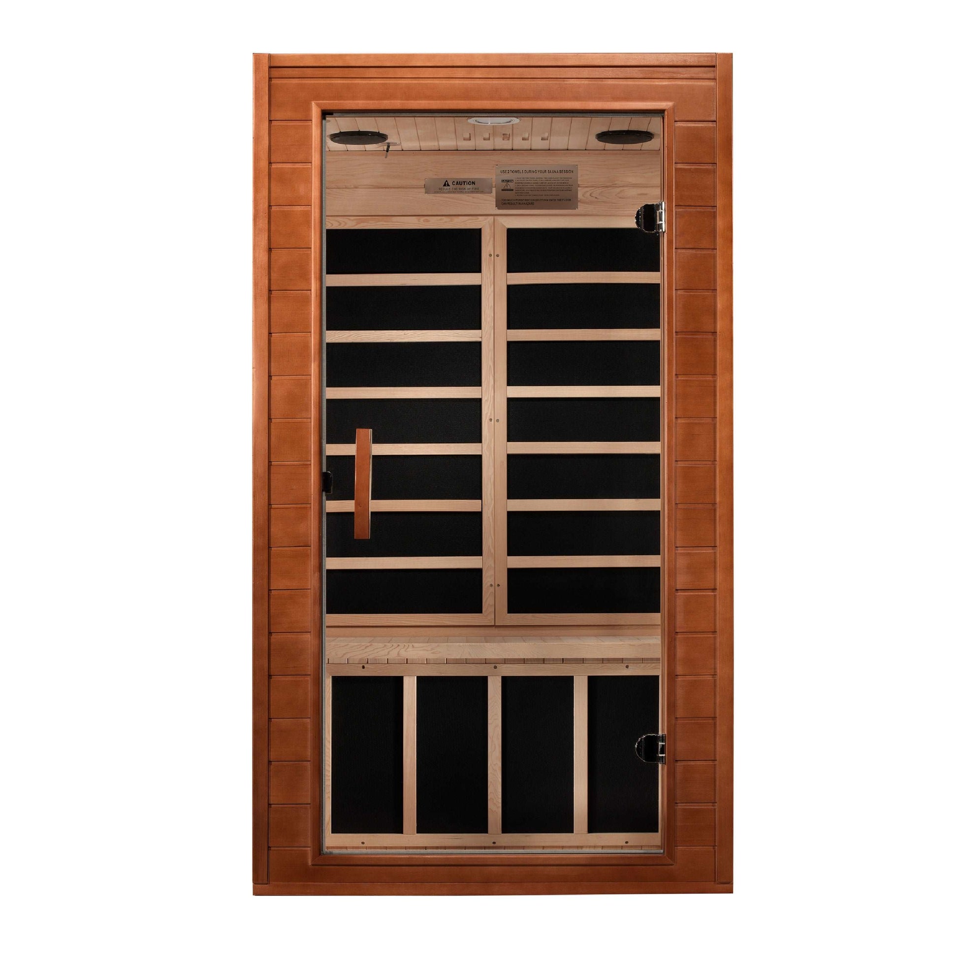 Front View of Dynamic Saunas Avila Elite Far Infrared Sauna