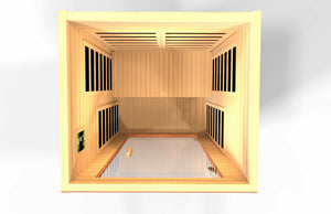 Top View of Dynamic Saunas Avila Elite Far Infrared Sauna