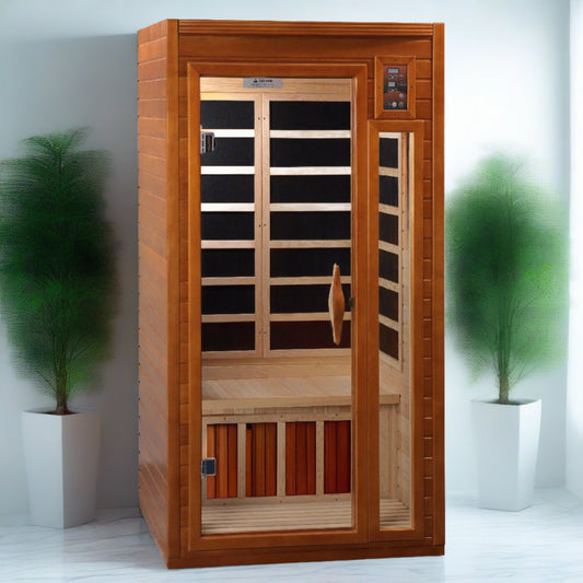 Dynamic Saunas Low EMF Far Infrared Sauna DYN-6106-01, Barcelona Edition