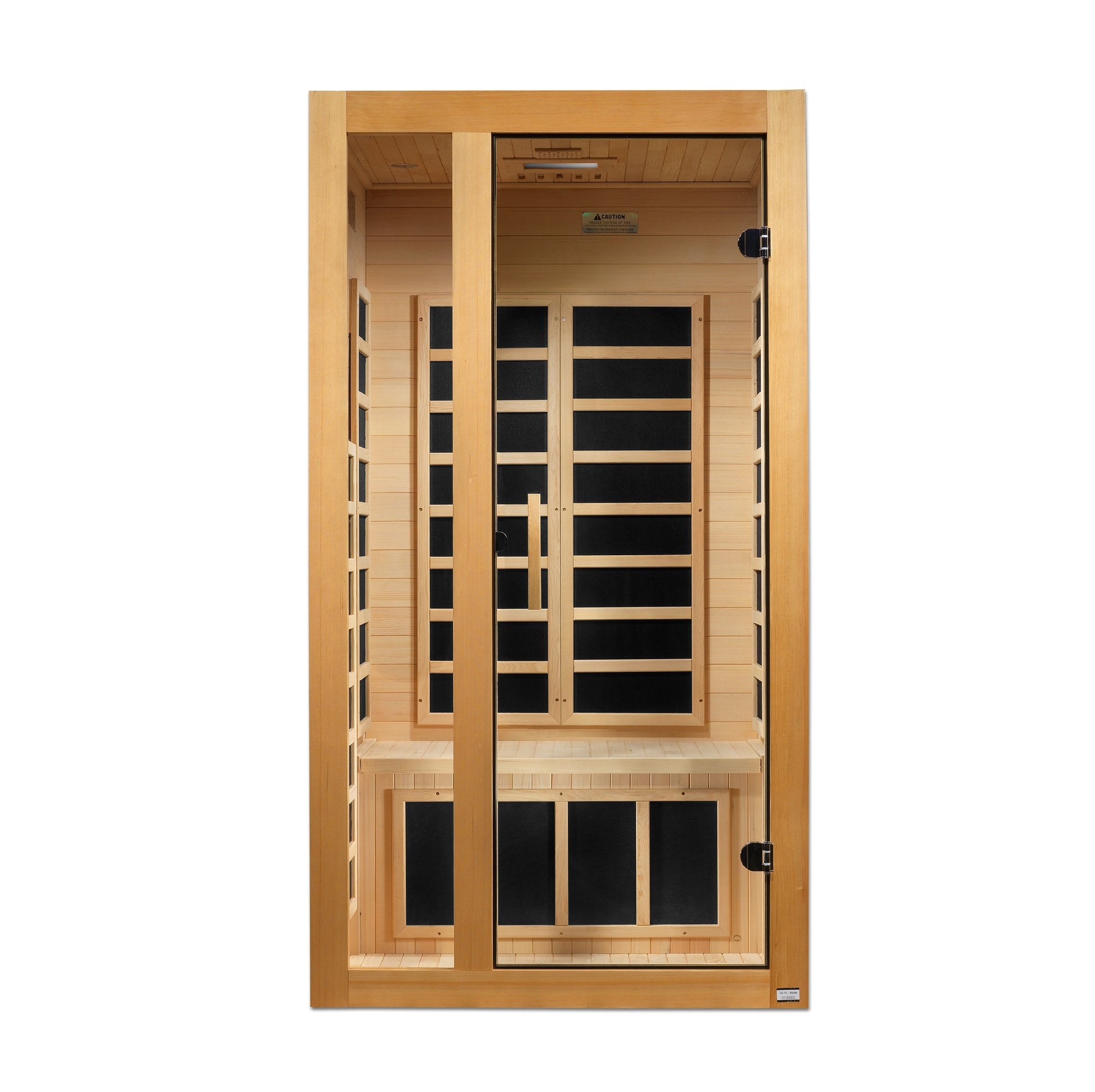 Dynamic Saunas Gracia Elite 1-Person Full Spectrum Infrared Sauna on white background