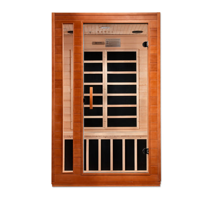 Dynamic Cordoba 2-Person Low EMF Far Infrared Sauna front view