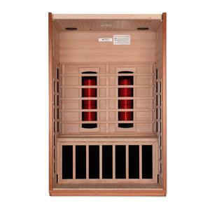 Dynamic Saunas Cardoba 2 Person Full Spectrum Infrared Sauna, DYN-6203-02 FS