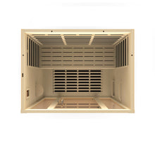 Load image into Gallery viewer, Dynamic Ultra Low EMF Far Infrared Sauna DYN-6315-02 - Top View Interior