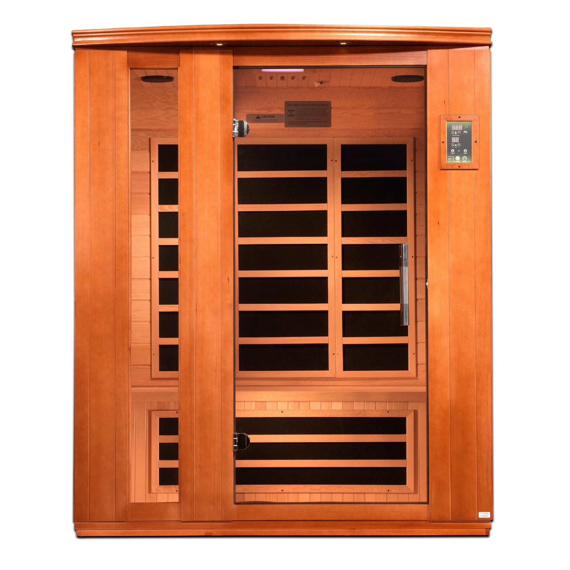 Dynamic Saunas Lugano 3 Person Low EMF Far Infrared Sauna, DYN-6336-02