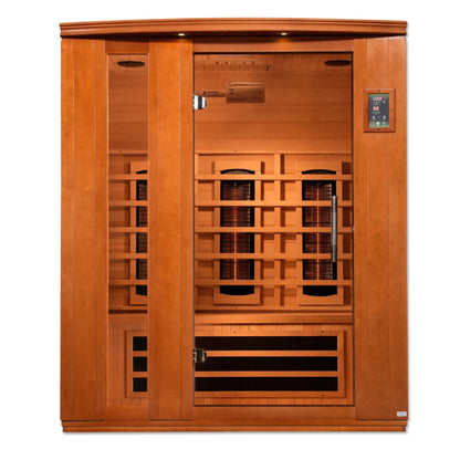 Dynamic Saunas Lugano 3 Person Near Zero Full Spectrum Infrared Sauna, DYN-6336-03 FS