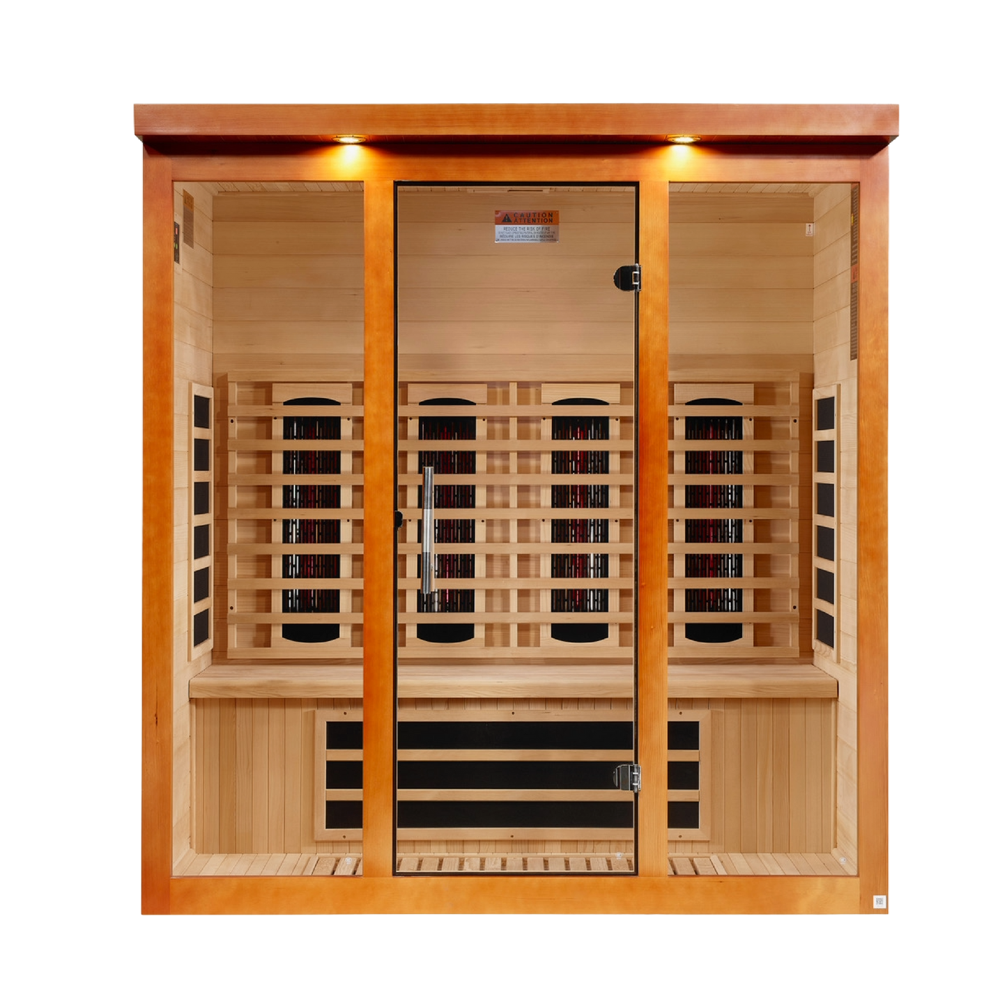 Dynamic Vila Grande 4 Person Full Spectrum Near Zero Far Infrared Sauna DYN-6415-03 - Front