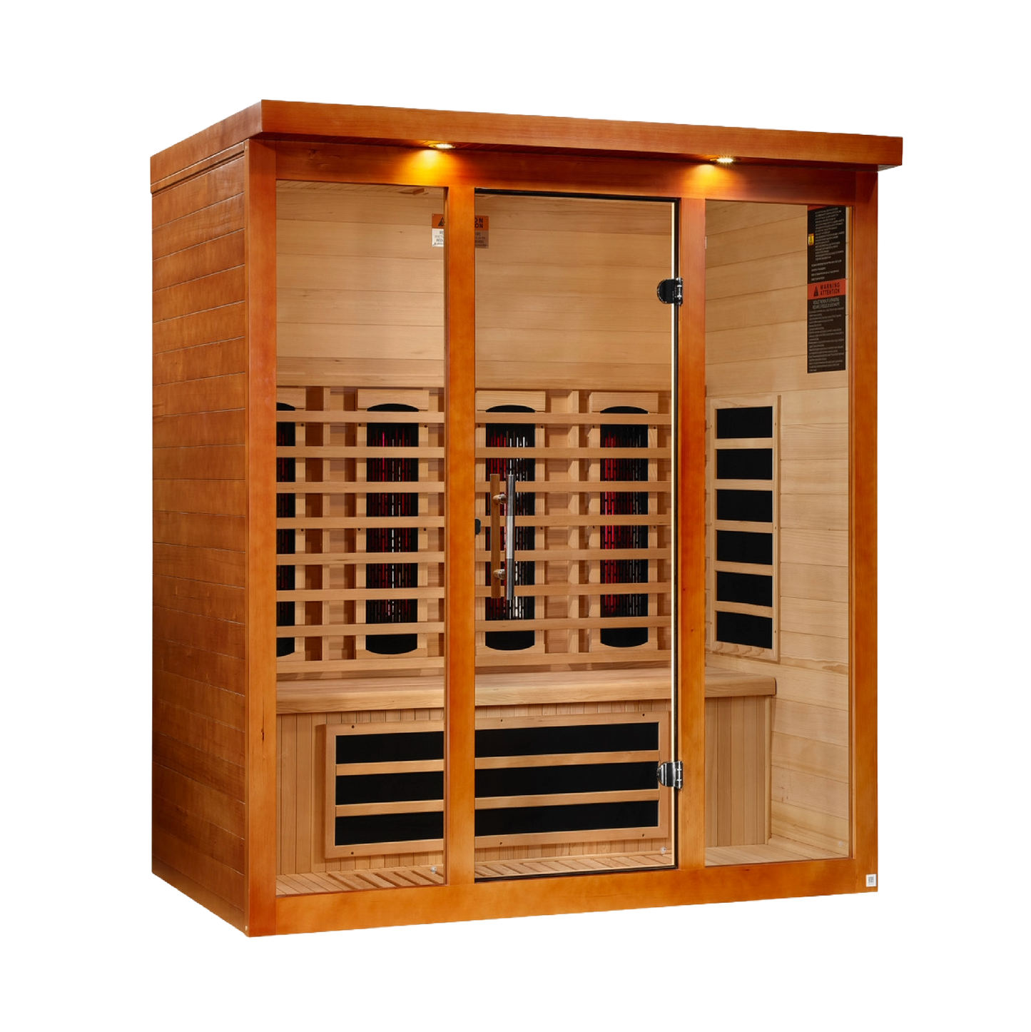 Dynamic Vila Grande 4 Person Full Spectrum Near Zero Far Infrared Sauna DYN-6415-03 - Side