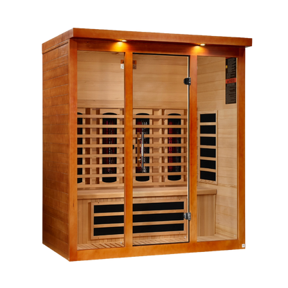 Dynamic Vila Grande 4 Person Full Spectrum Near Zero Far Infrared Sauna DYN-6415-03 - Side