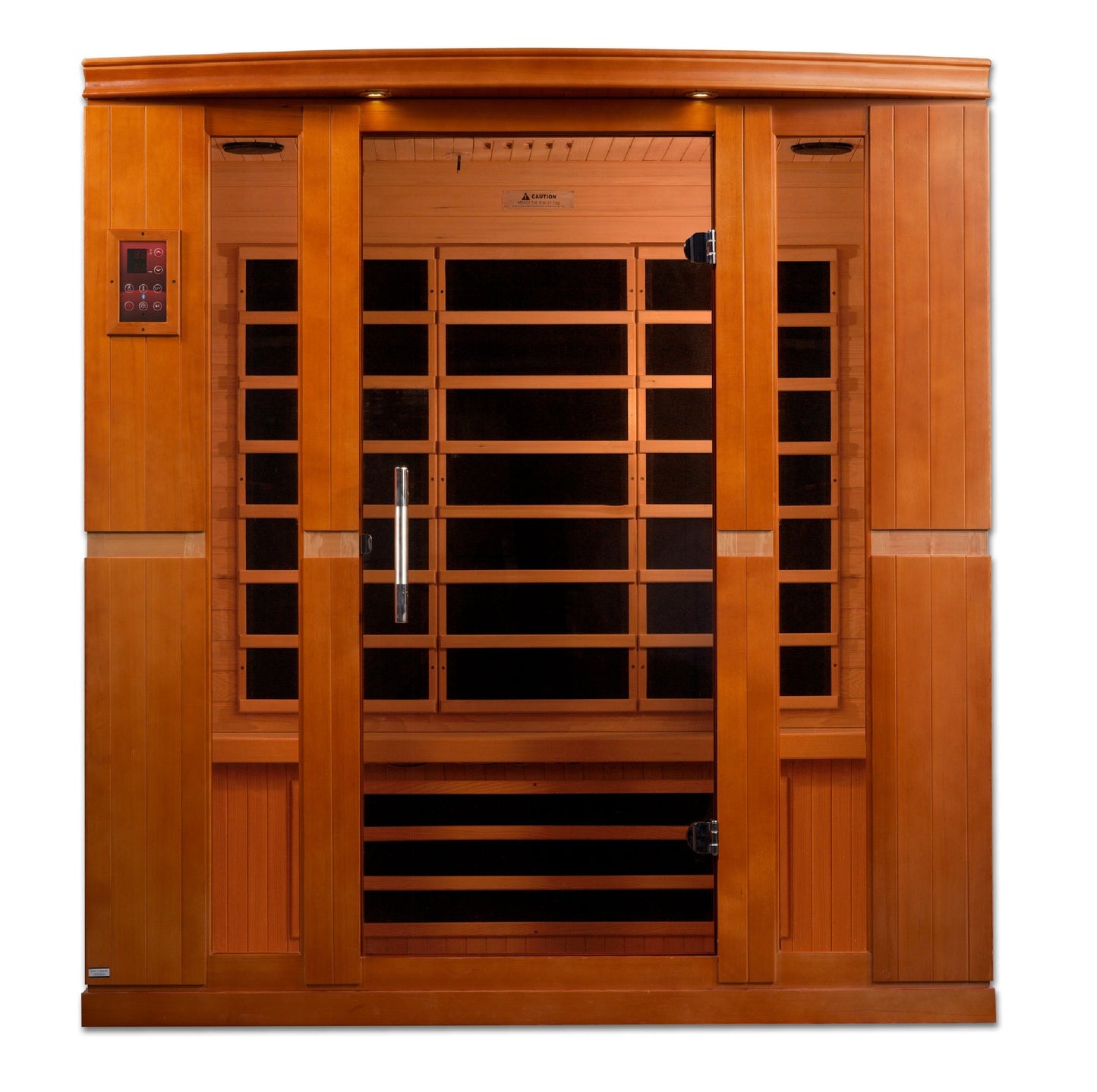 Dynamic Bergamo Elite 3-Person Low EMF Far Infrared Sauna - Front
