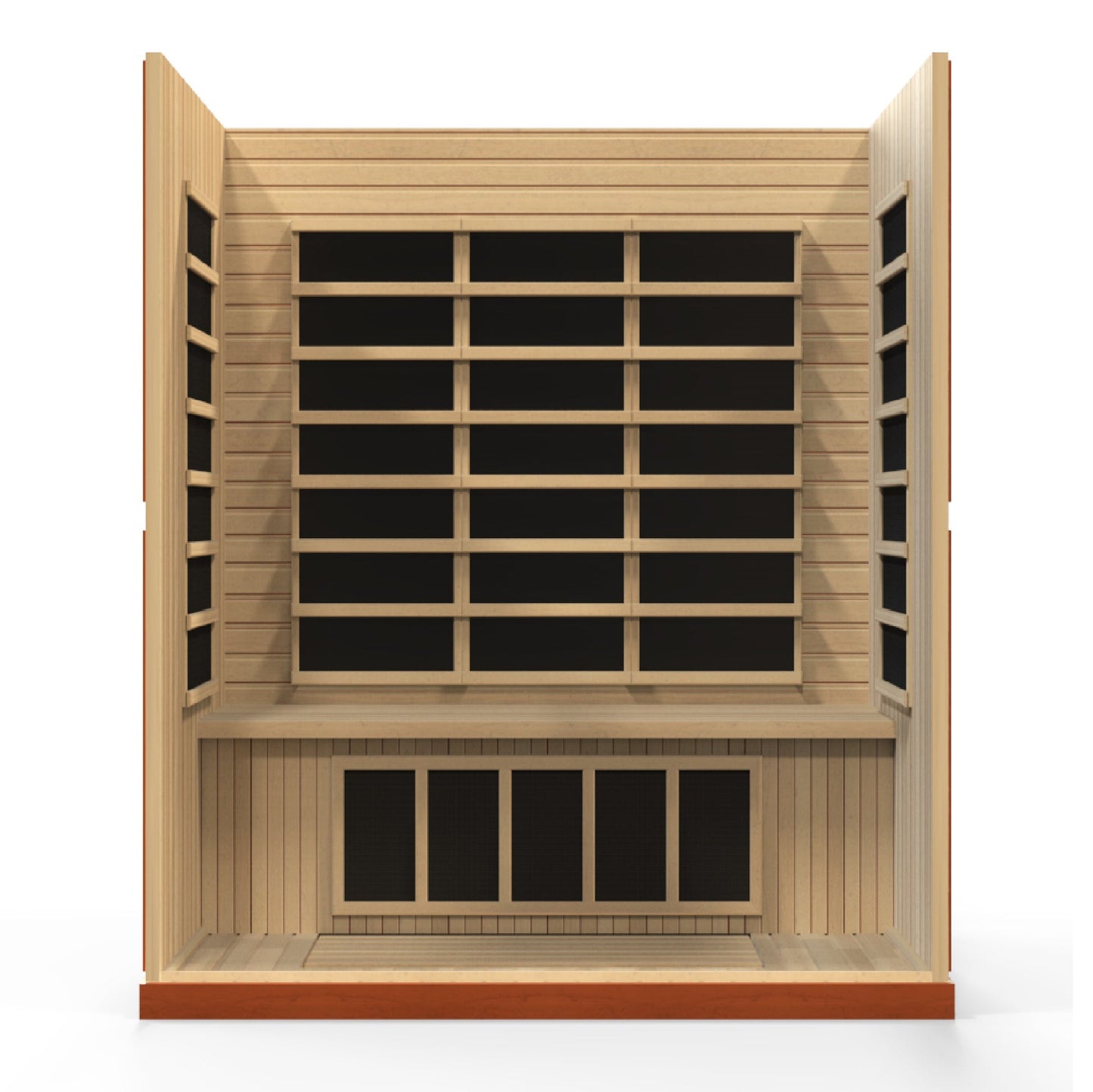 Dynamic Bergamo Elite 3-Person Low EMF Far Infrared Sauna - Back