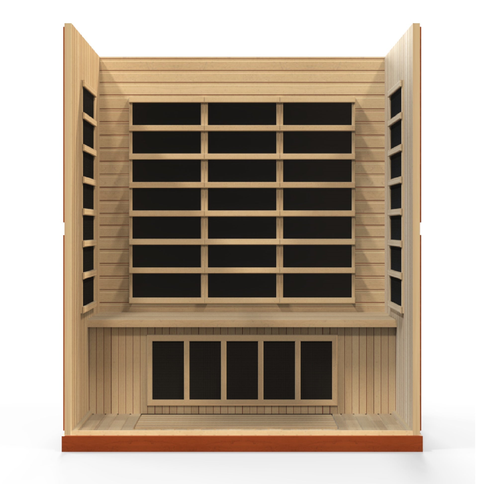 Dynamic Bergamo Elite 3-Person Low EMF Far Infrared Sauna - Back