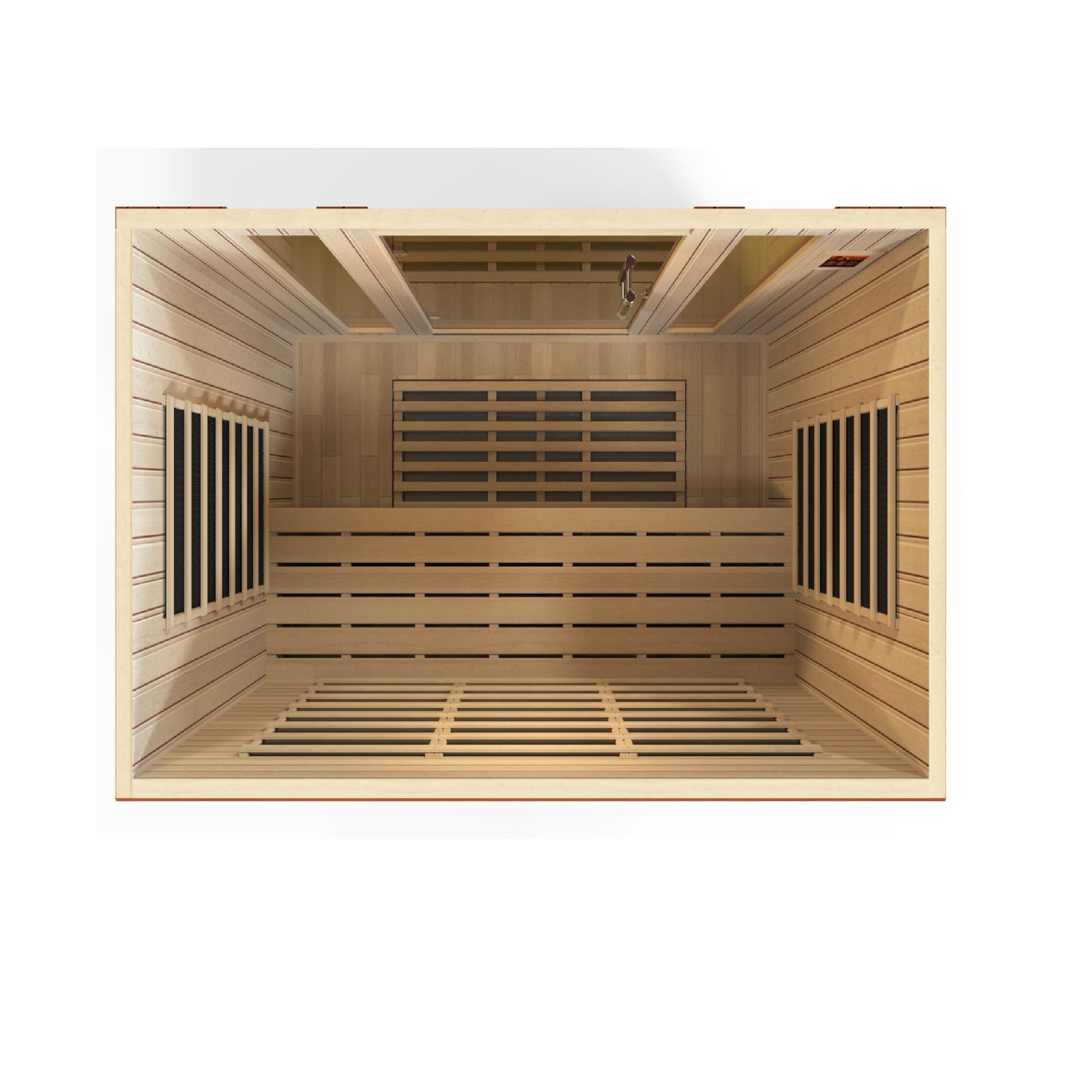 Dynamic Bergamo Elite 3-Person Low EMF Far Infrared Sauna - From Top