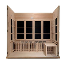 Load image into Gallery viewer, Golden Designs Catalonia 8 Person Infrared Sauna For Yoga With Removable Benches