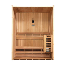 Load image into Gallery viewer, Golden Designs Sundsvall 2 Person Indoor Traditional Sauna, Interior