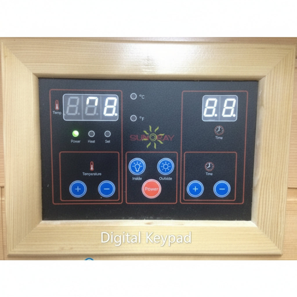 Digital Control Pad for Outdoor Infrared Sauna