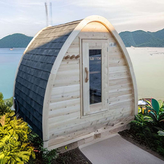 Dundalk Leisurecraft Mini Pod Outdoor Sauna 1