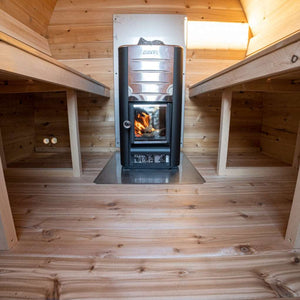 Dundalk Leisurecraft Mini Pod Outdoor Sauna Interior 3