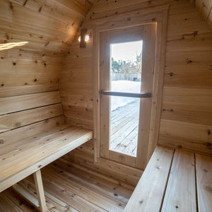 Dundalk Leisurecraft Mini Pod Outdoor Sauna Interior