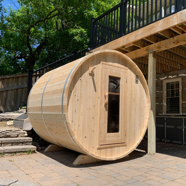 Dundalk Leisurecraft Harmony 4-Person Barrel Sauna