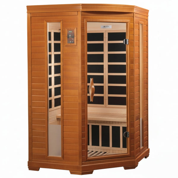 Dynamic Heming 2-Person Far Infrared Corner Sauna – Sun Valley Saunas